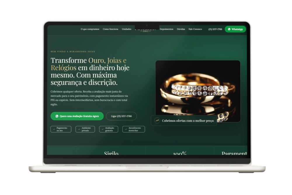 Loja de Compra e Venda de Ouro