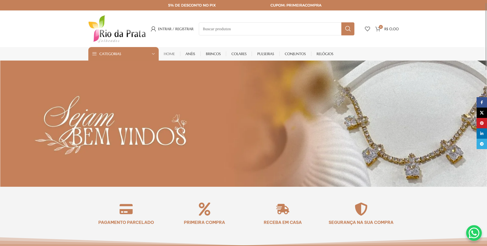 Loja Rio da Prata Folheados